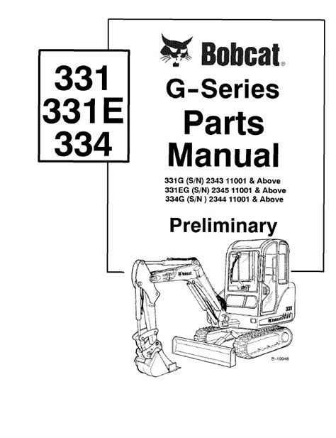 bobcat 331 mini excavator drive handle|bobcat 331 parts manual free.